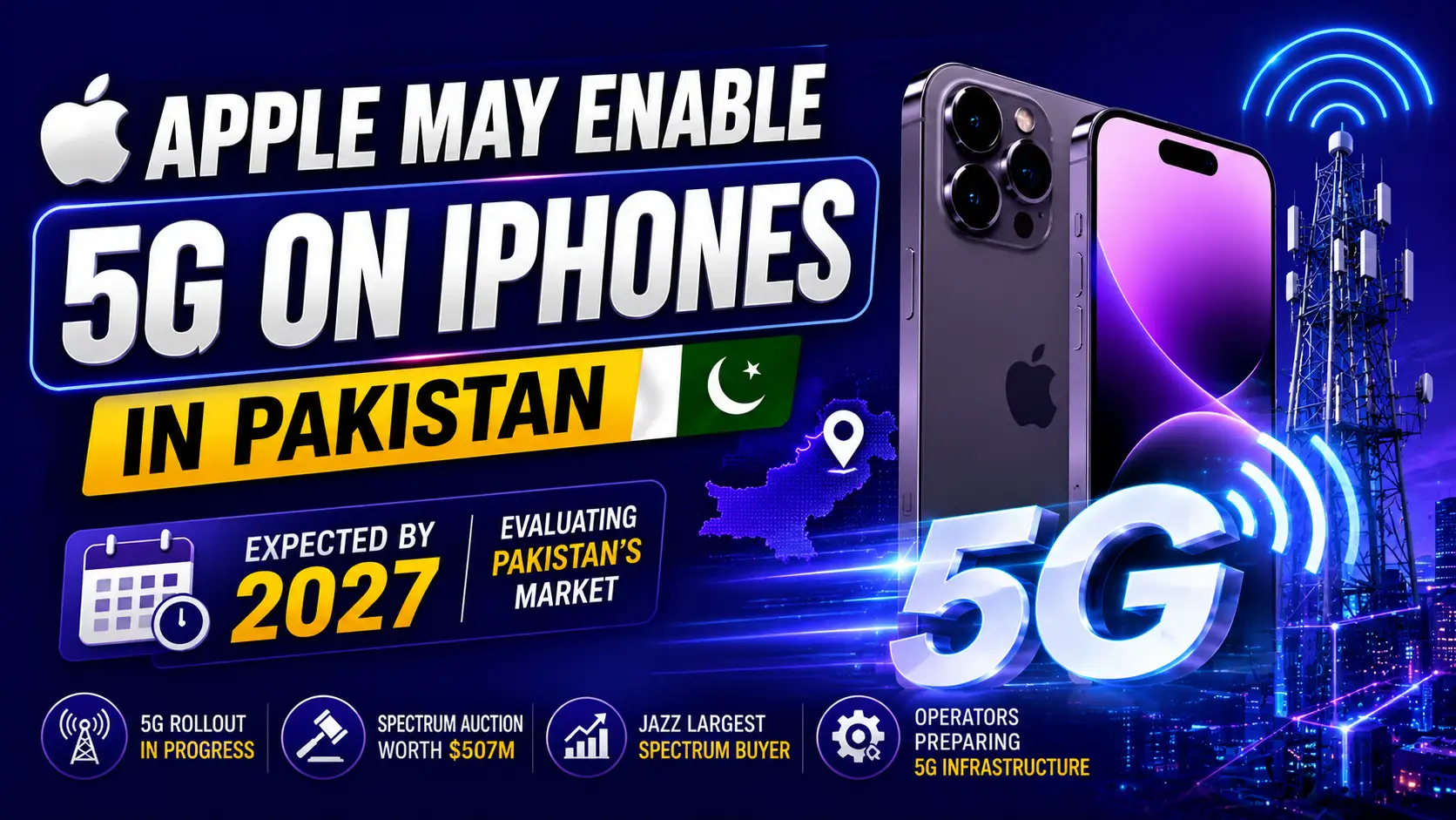 Apple Could Enable iPhone 5G in Pakistan by 2027