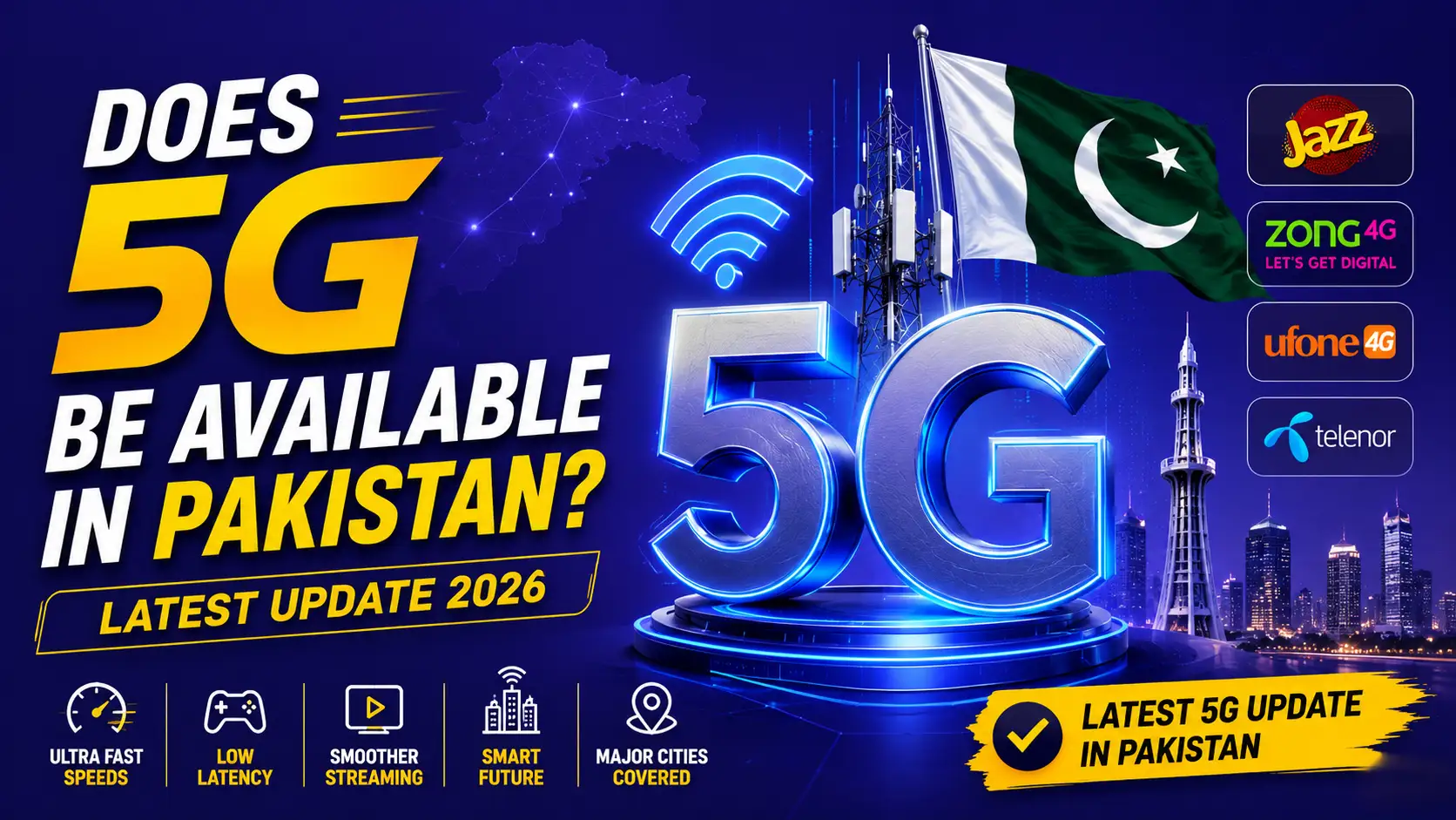 Does 5G Be Available in Pakistan