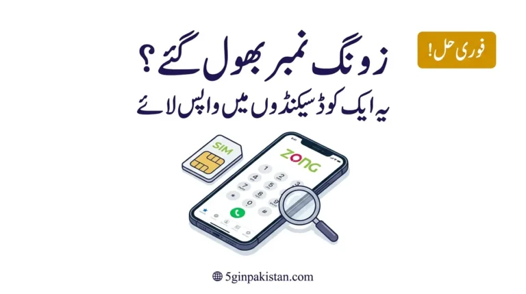 Forgot Your Zong Number? This One Code Brings It Back in Seconds