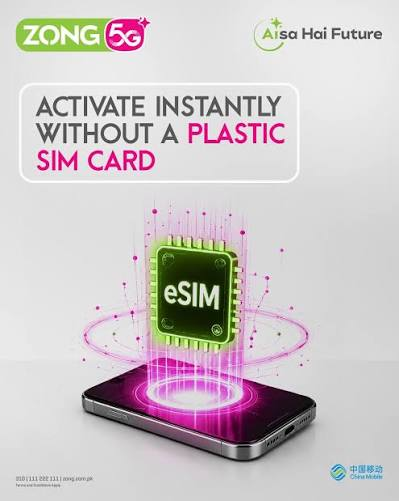Zong eSIM Price